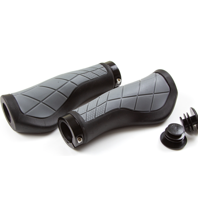 Clarks ergonomic city bike grips with locking rings and bar ends