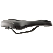 Load image into Gallery viewer, DDK black Comfort Plus Leisure memory foam bike saddle side view