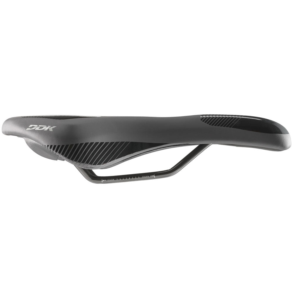 DDK Comfort Plus MTB cutaway memory foam saddle side view