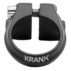 Kranx bike seat post clamp with carrier mount