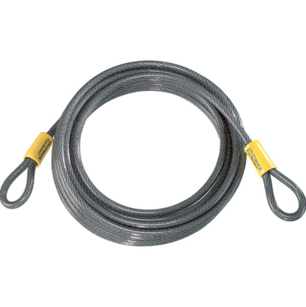 Kryptonite Kryptoflex flexible security cable available in multiple lengths