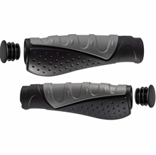 Load image into Gallery viewer, M Part triple-density ergonomic bike grips with bar ends