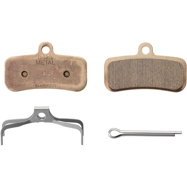 Shimano D02S-MX sintered disc brake pads with spring