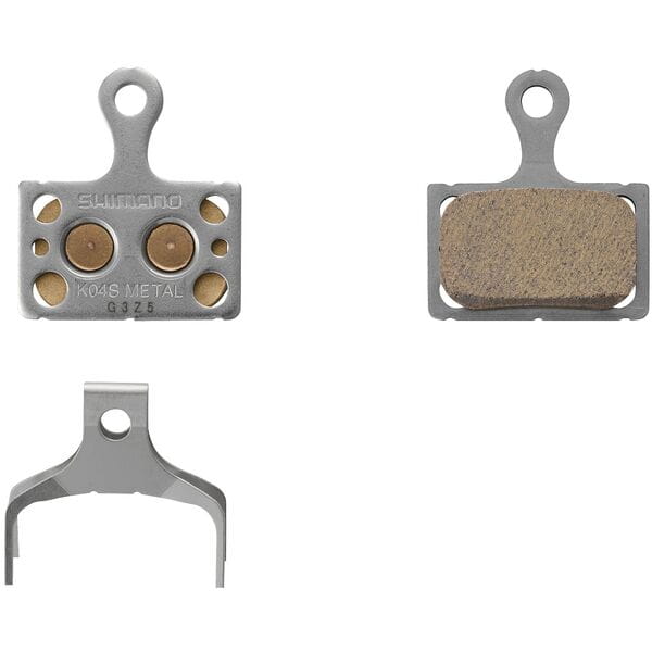 Shimano K04S-MX sintered disc brake pads with spring