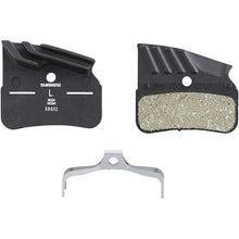 Load image into Gallery viewer, Shimano N03A-RF resin disc brake pads with cooling fins-with-spring