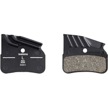 Load image into Gallery viewer, Shimano N03A-RF resin disc brake pads with cooling fins