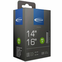 Load image into Gallery viewer, 14&quot; x 1 1/4, 1 3/8, 14 x 1.75, 16 x 1.50 Schwalbe Inner Tube No. 2 (AV2, SV2)