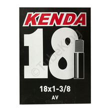 Load image into Gallery viewer, 18 x 1 3/8 x 1 1/4 Kenda Bike Inner Tube - Schrader Valve