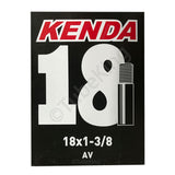 18 x 1 3/8 x 1 1/4 Kenda Bike Inner Tube - Schrader Valve