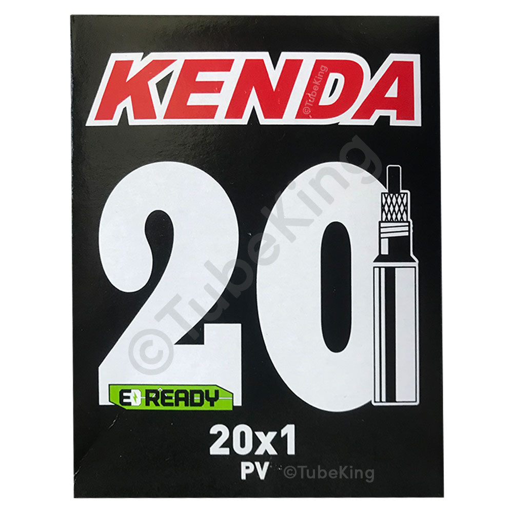 20 x 1.00" Kenda Bike Inner Tube - Presta Valve 40mm