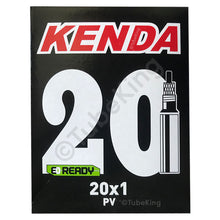Load image into Gallery viewer, 20 x 1.00&quot; Kenda Bike Inner Tube - Presta Valve 40mm