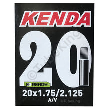 Load image into Gallery viewer, 20 x 1.75 - 2.125&quot; Kenda BMX Inner Tube - Schrader Valve 40mm