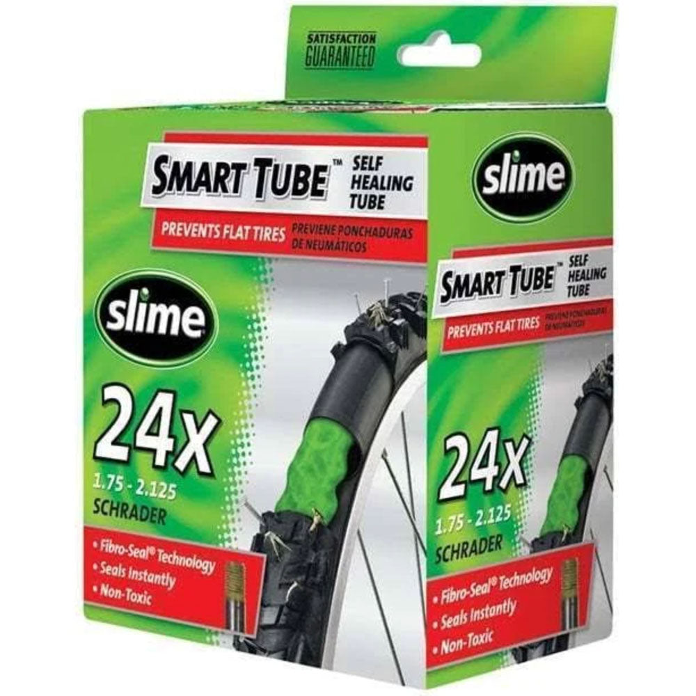 24 x 1.75 - 2.125" Slime Inner Tube - Schrader Valve