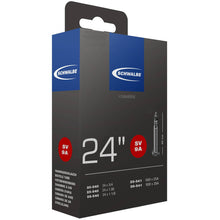 Load image into Gallery viewer, 24&quot; x 3/4&quot;, 1 1/8&quot; (600 x 25A - 28A) Schwalbe Inner Tube No. 9A
