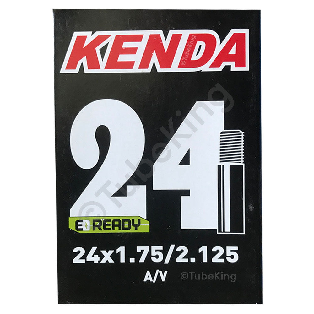 24 x 1.75 - 2.125" Kenda Bike Inner Tube - Schrader Valve 40mm