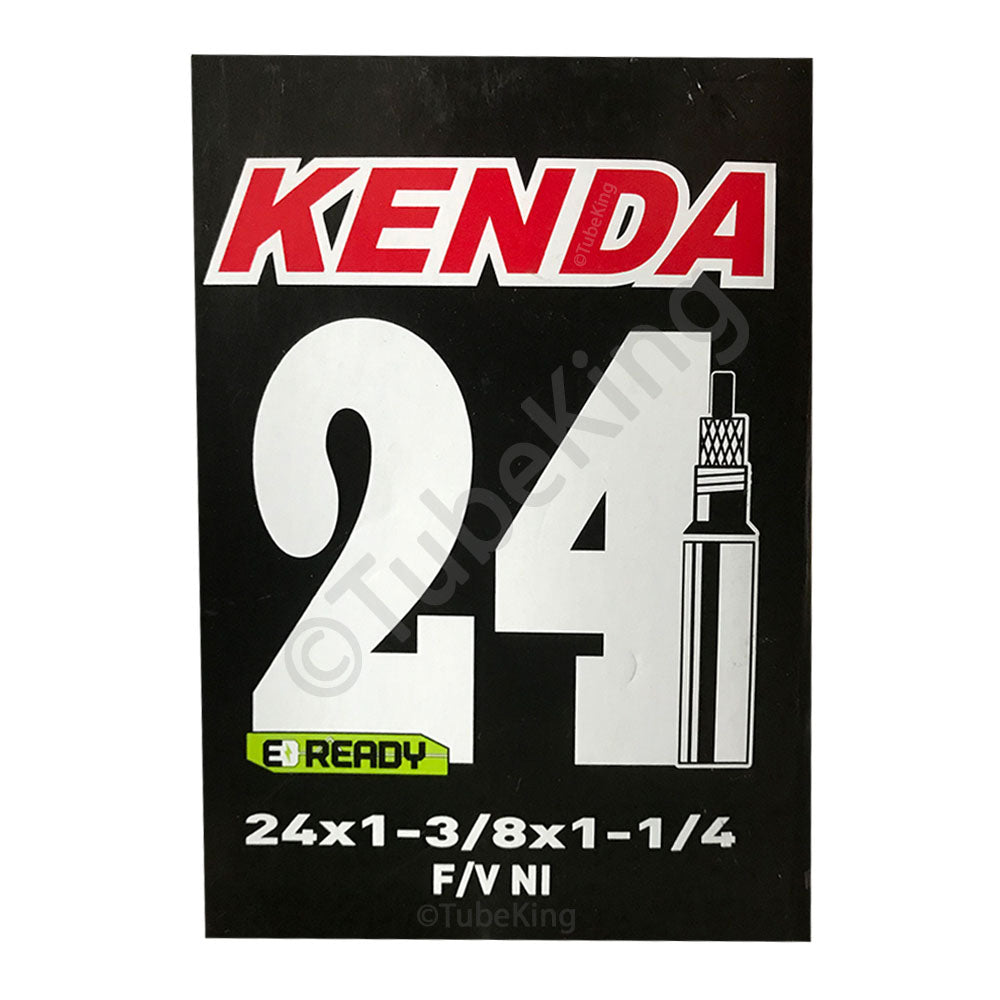 24 x 1 3/8 Kenda Bike Inner Tube - Schrader or Presta Valve