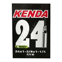Load image into Gallery viewer, 24 x 1 3/8 Kenda Bike Inner Tube - Schrader or Presta Valve
