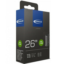 Load image into Gallery viewer, 26&quot; x 3/4, 1.00, 1.10 (650 x 20A / 25A) Schwalbe Inner Tube No. 12B (AV12B, SV12B)