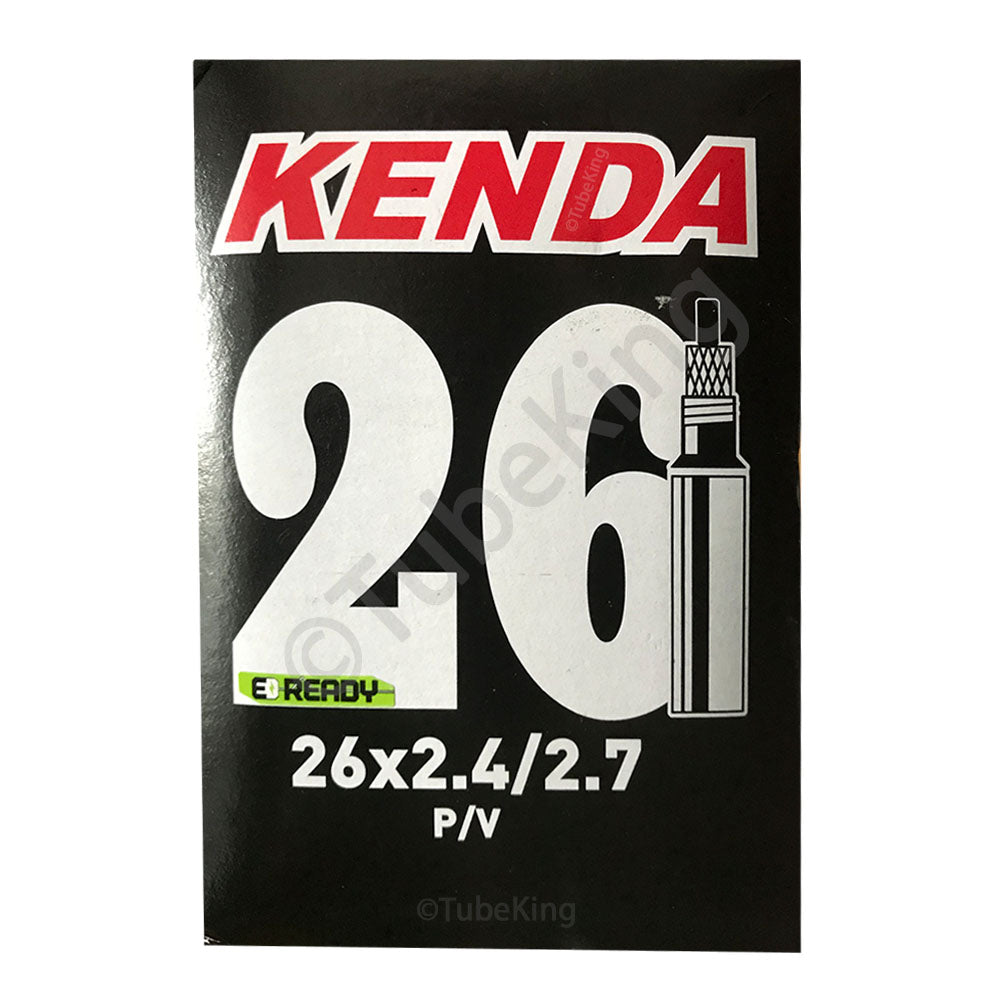 26 x 2.40 - 2.75" Kenda Bike Inner Tube - Presta or Schrader Valve **CLEARANCE ITEM