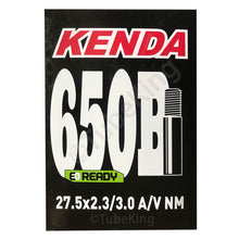 Load image into Gallery viewer, 27.5&quot; / 650b x 2.30 - 3.00&quot; Kenda Bike Inner Tube - Presta or Schrader Valve