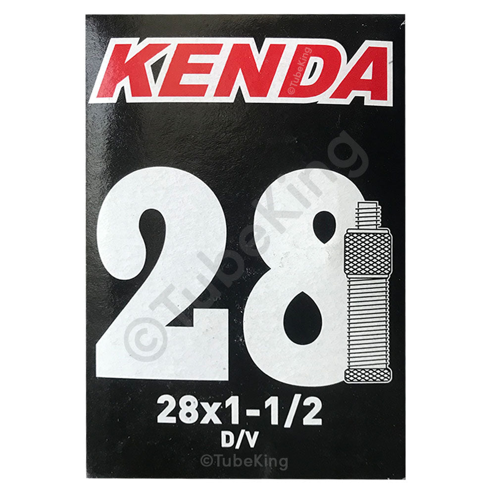 28 x 1 1/2" Kenda Bike Inner Tube - Woods Valve