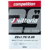 29 x 1.7 - 2.3 inch Latex MTB Vittoria Inner Tube<br><br> FREE DELIVERY with every pair: Use code 'LATEX' at checkout!