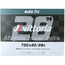Load image into Gallery viewer, 700 x 20 - 28c Vittoria Auto Fix Inner Tube