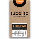 Tubolito S-Tubo CX/Gravel 700 x 30-47 Inner Tube (Orange Valve) 700 x 32-50 (Black Valve)