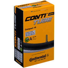 Load image into Gallery viewer, Continental Compact 16 x 1 3/8&quot; / 16 x 1.75&quot; Inner Tube