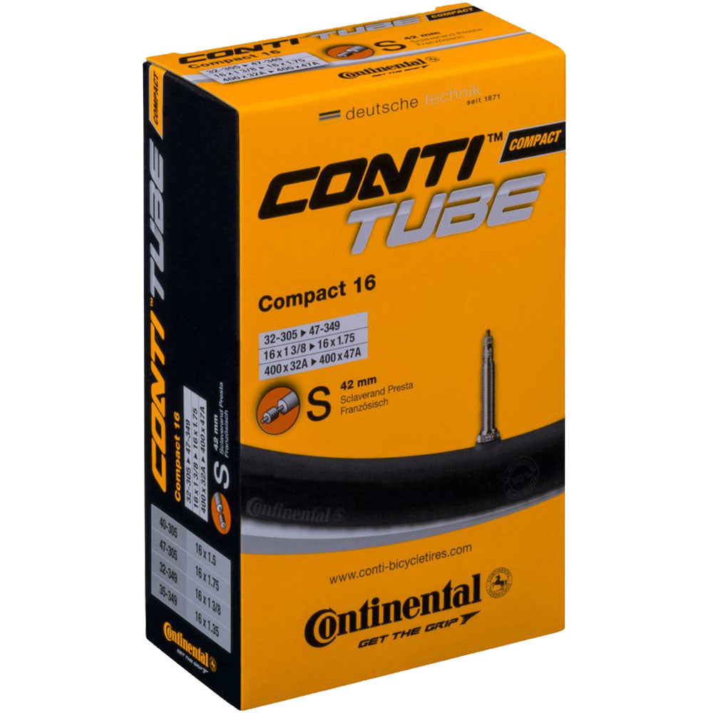 Continental Compact 16 x 1 3/8" / 16 x 1.75"  Inner Tube