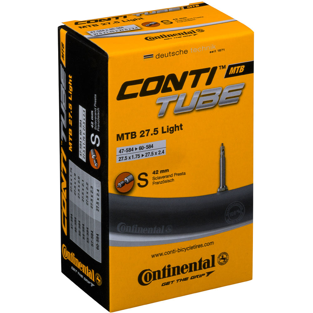 Continental MTB Light 27.5 x 1.75 - 2.50 Inner Tube - Presta Valve