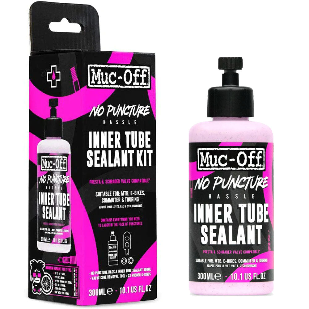 Muc Off Inner Tube Sealant (300ml) Seals Punctures Up To 4mm (x2 Inner Tubes Worth)