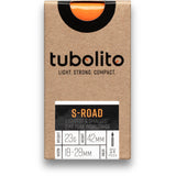 Tubolito 700 x 18-32 Inner Tube (S-Tubo Road) 700 x 18-28 Orange Valve or 700 x 18-32 Black Valve