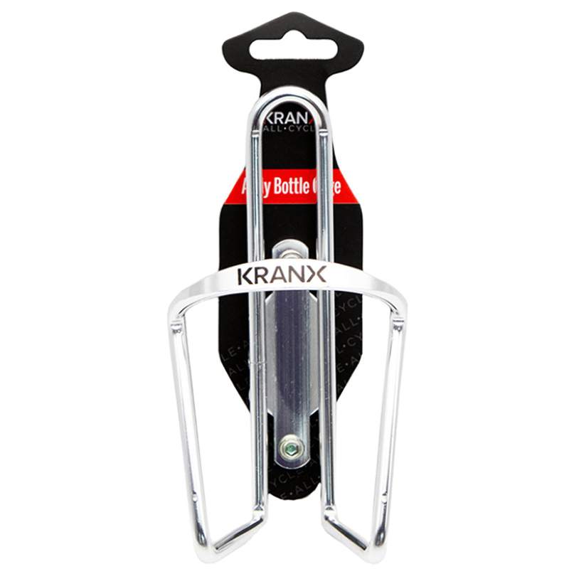 KranX Silver Alloy 6mm Bottle Cage