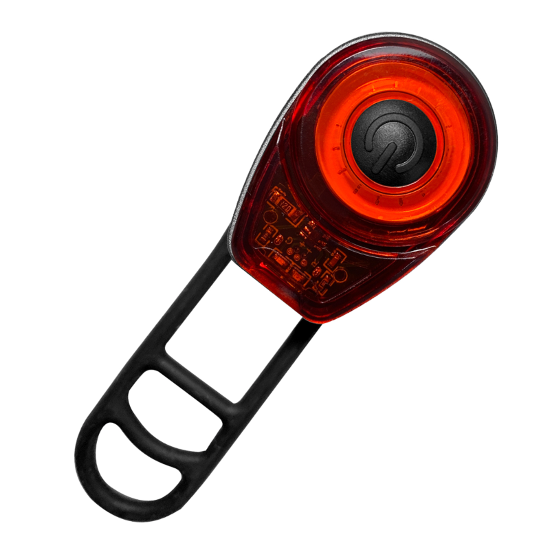 Kranx Strix 100 Lumen USB 6-Mode Rear Light with strap