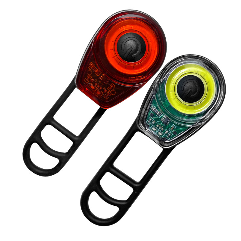 Kranx Strix 100 Lumen USB 6-Mode Light Set with straps