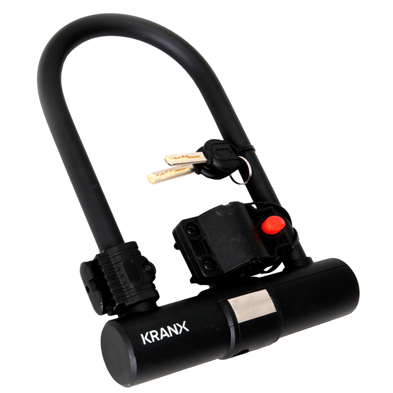 KranX Fortress Plus 14mm x 265mm U-Lock (with Bracket)