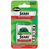 Slime Puncture Repair Patches - Glueless / Self-Adhesive Inner Tube Repair Patches (6 Pack)