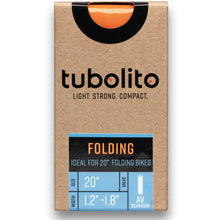 Load image into Gallery viewer, Tubolito 20&quot; x 1.2 - 1.8” Inner Tube (Tubo / Folding Bike Tube)