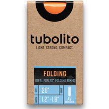 Load image into Gallery viewer, Tubolito 20&quot; x 1.2 - 1.8” Inner Tube (Tubo / Folding Bike Tube)