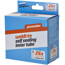 Load image into Gallery viewer, Self-Sealing 26 x 1.75 - 2.125&quot; Inner Tube - Presta or Schrader Valve